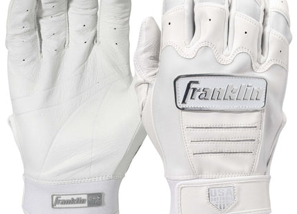 Franklin USA Women Softball CFX FP Batting Glove - White/Chrome