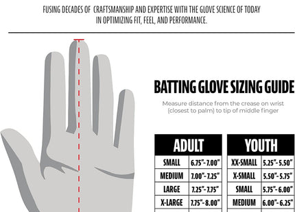 Franklin Pro Classic Gold Series Batting Gloves