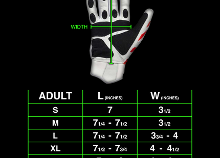 Prowler Black Batting Gloves