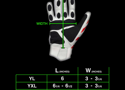 Prowler Black Batting Gloves